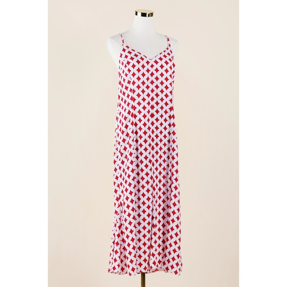 Sz XXS Universal Standard Anthropologie Amber Sleeveless Slip Midi Dress NWOT